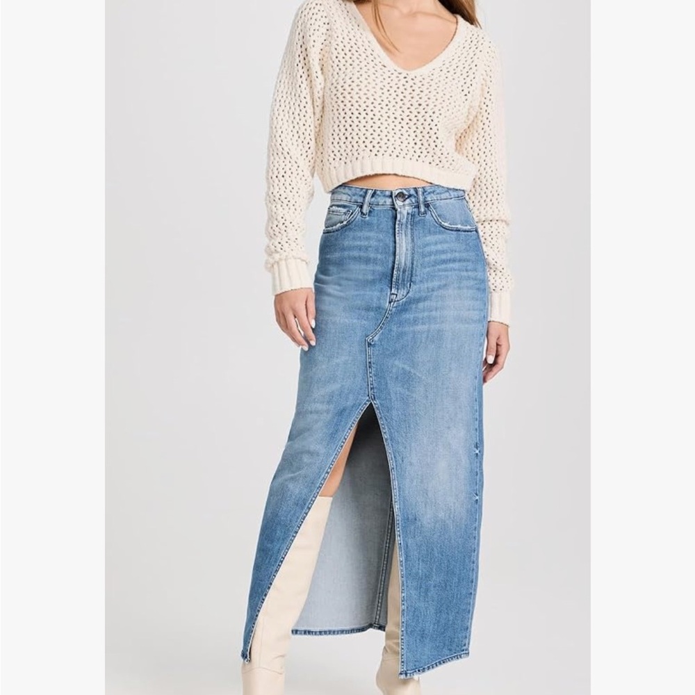 3x1 Womens Elizabella Maxi Skirt, 26